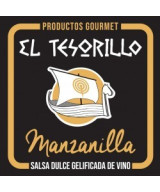 SALSA DULDE GELIFICADA DE VINO MANZANILLA 150gr EL TESORILLO