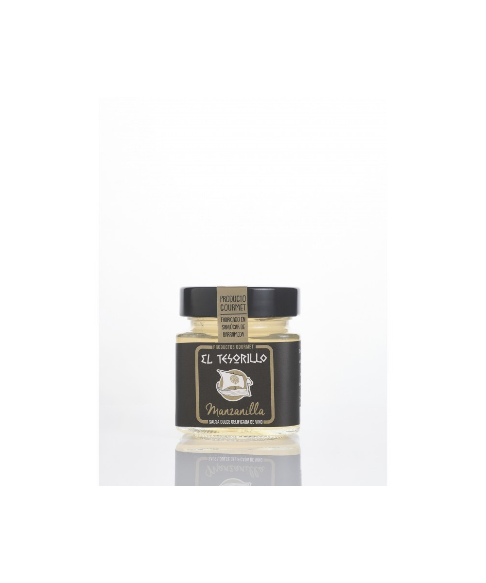 SALSA DULDE GELIFICADA DE VINO MANZANILLA 150gr EL TESORILLO