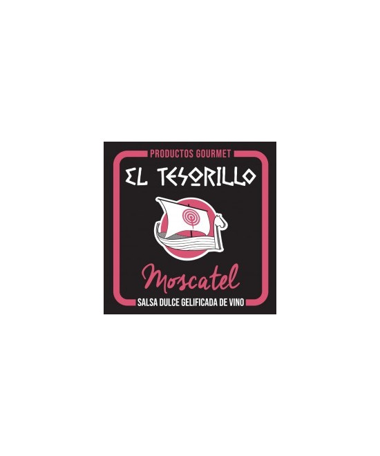 SALSA DULCE GELIFICADA DE VINO MOSCATEL 150gr EL TESORILLO 