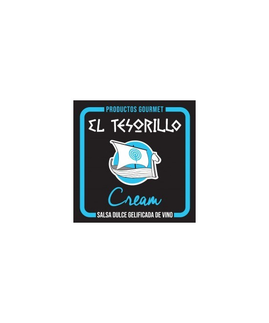 SALSA DULCE GELIFICADA DE VINO CREAM 150gr EL TESORILLO