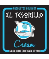 SALSA DULCE GELIFICADA DE VINO CREAM 150gr EL TESORILLO
