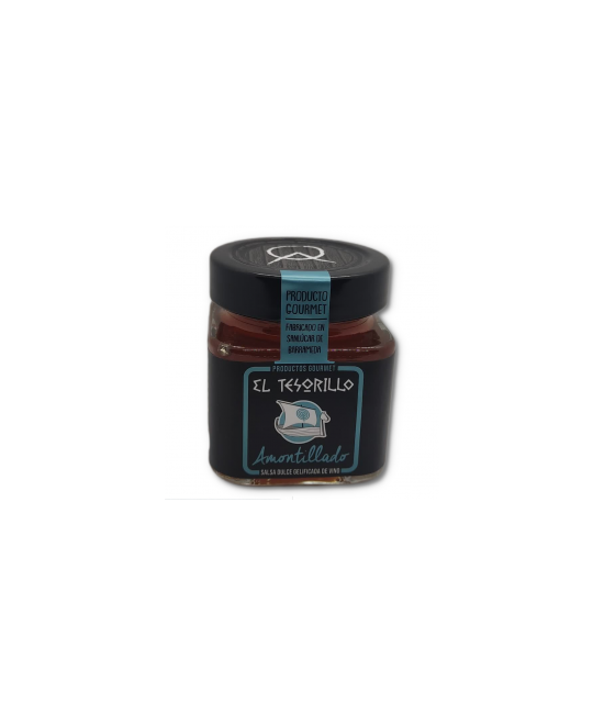 SALSA DULCE GELIFICADA DE VINO AMONTILLADO 150gr EL TESORILLO
