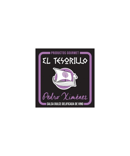 SALSA DULCE GELIFICADA DE VINO PEDRO XIMENEZ 150gr EL TESORILLO