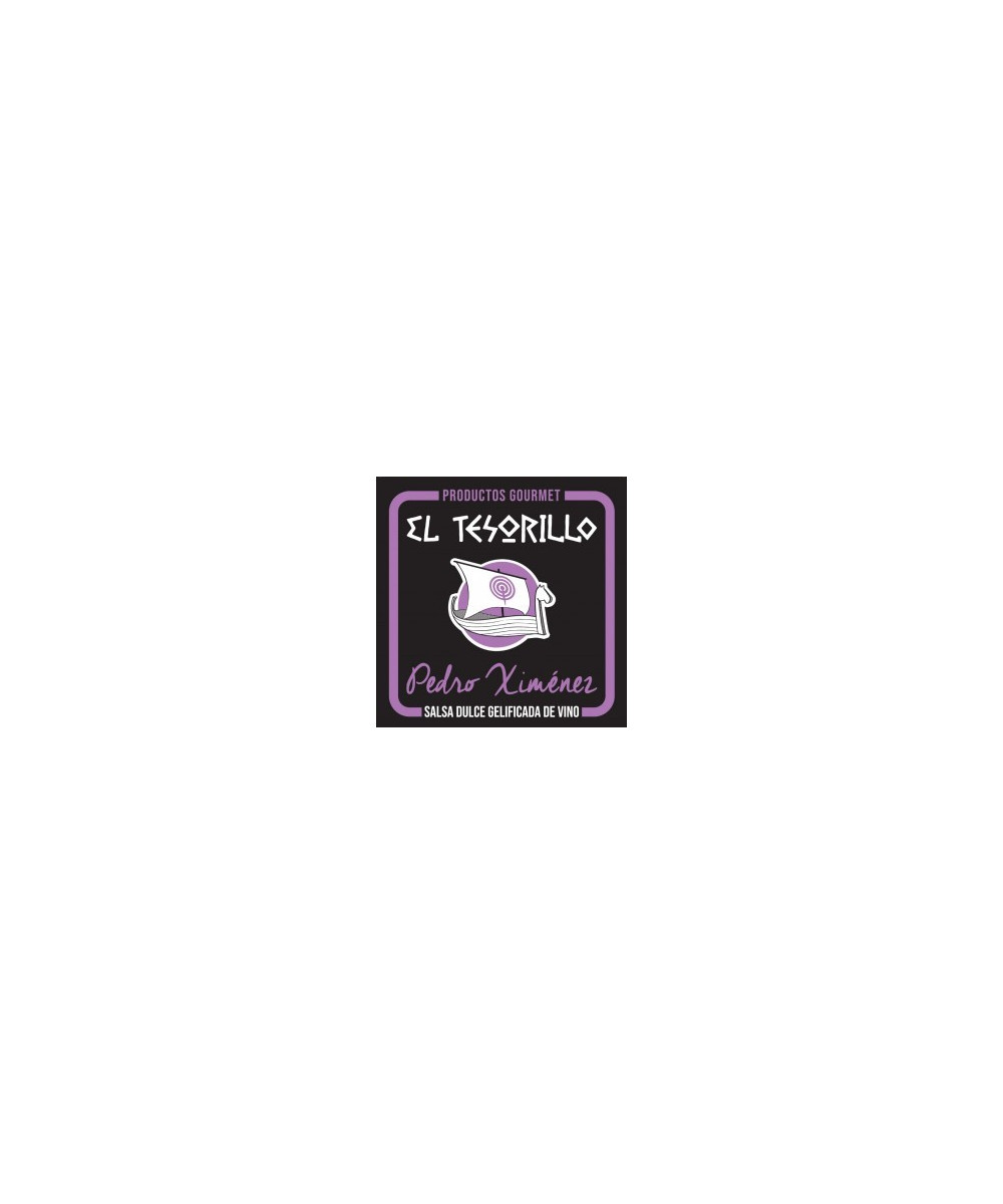 SALSA DULCE GELIFICADA DE VINO PEDRO XIMENEZ 150gr EL TESORILLO