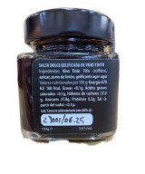 SALSA DULCE GELIFICADA DE VINO TINTO 150 gr. EL TESORILLO