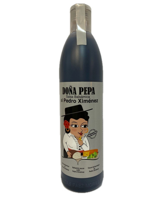 SALSA BALSÁMICA AL PEDRO XIMÉNEZ DOÑA PEPA 600 GR – AIRES DE CÁDIZ