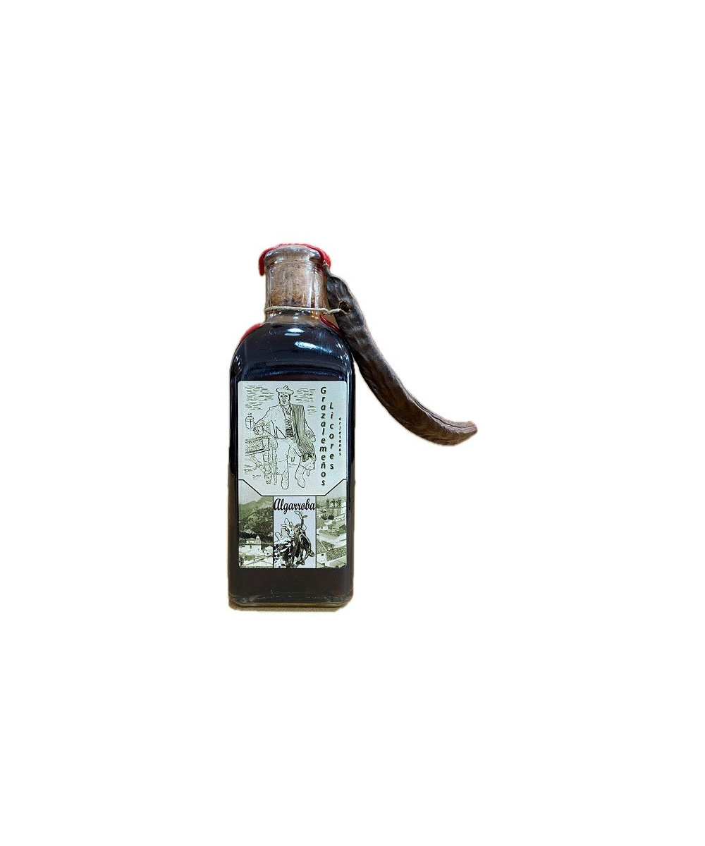 LICOR ARTESANO DE ALGARROBA 500ML – DESTILADO TRADICIONAL DE GRAZALEMA CON SABOR ÚNICO