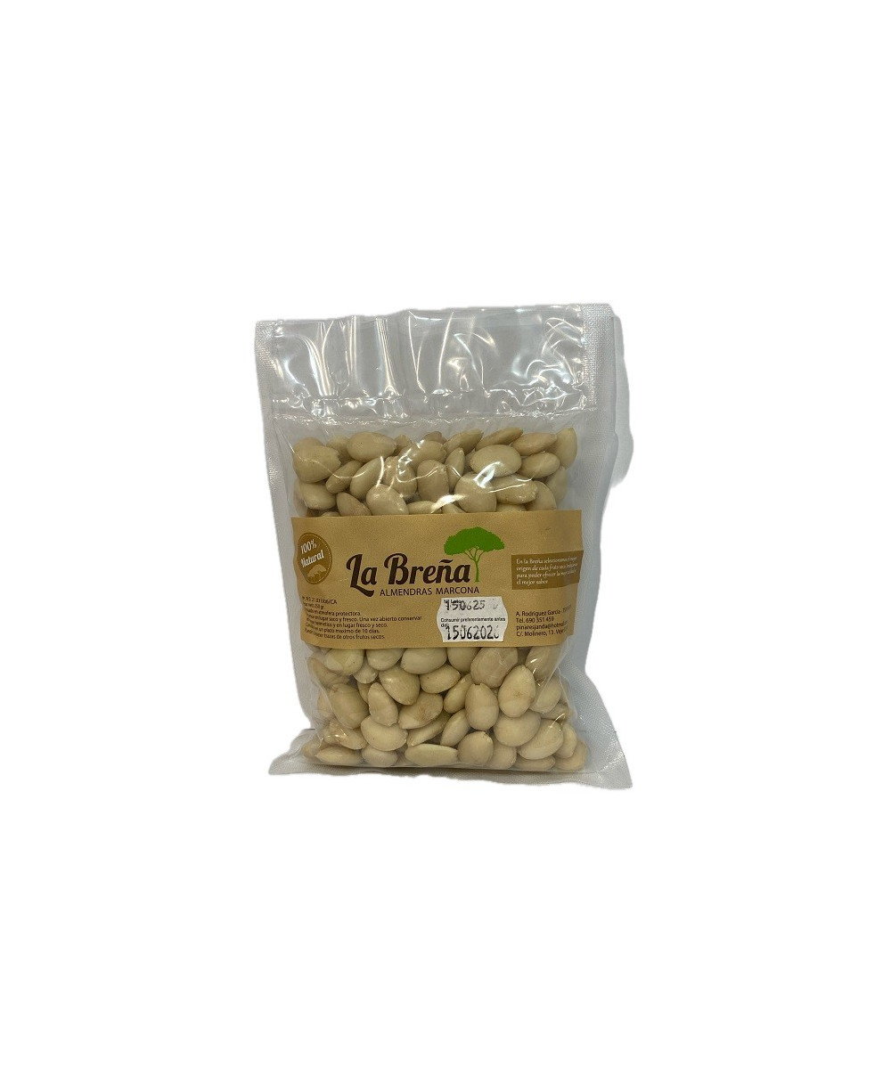 ALMENDRAS MARCONA LA BREÑA 250 G – FRUTOS SECOS PREMIUM DE LA SIERRA DE CÁDIZ