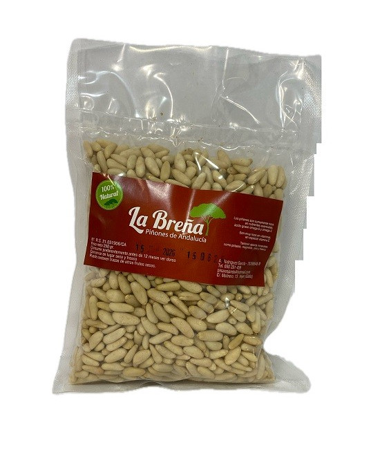 PIÑONES LA BREÑA 250 G – PIÑONES ARTESANALES DE LA SIERRA DE CÁDIZ, RECOLECCIÓN NATURAL
