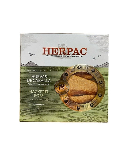 HUEVAS DE CABALLA 523 gr EN ACEITE DE GIRASOL HERPAC BARBATE CÁDIZ