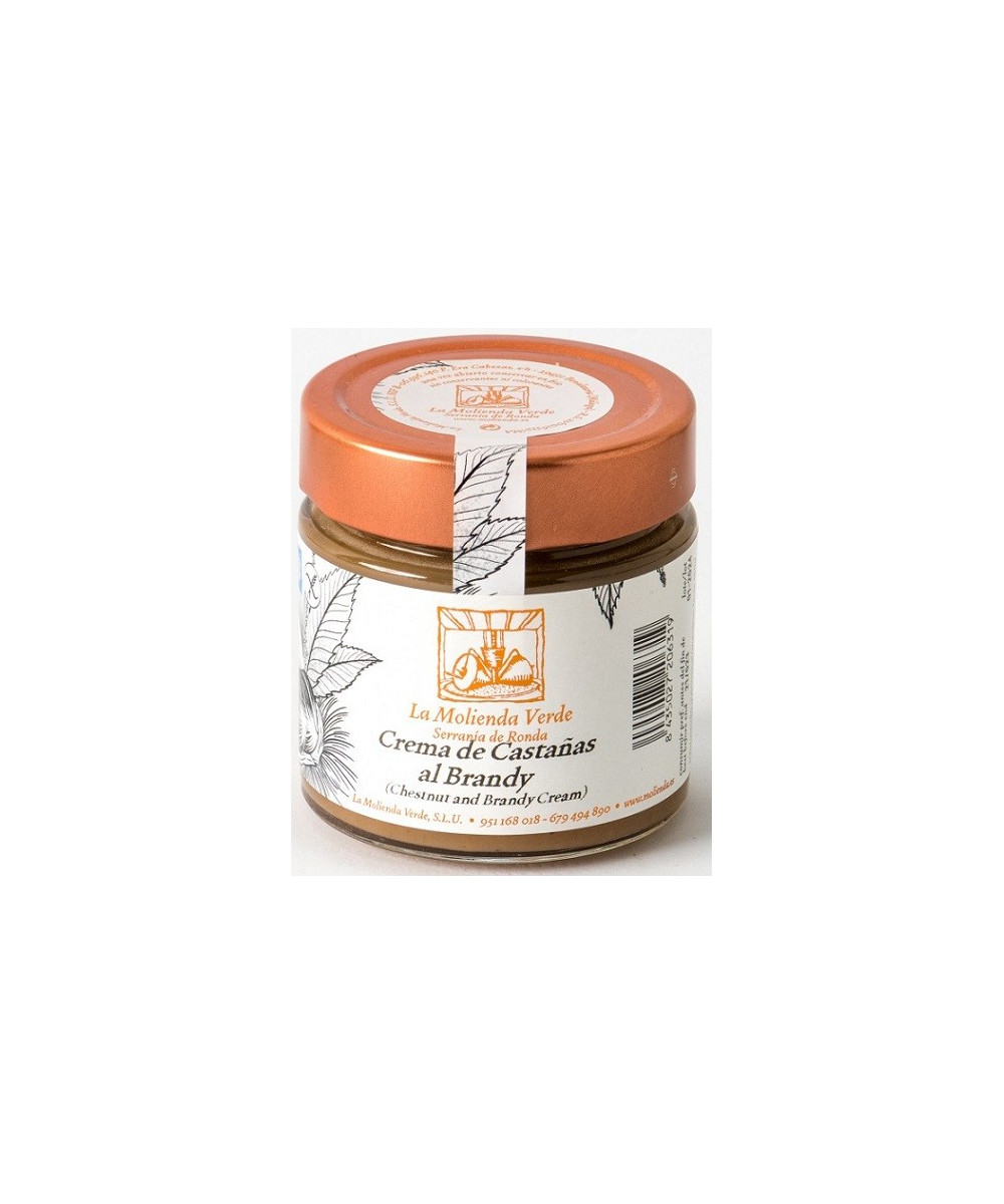 CREMA DE CASTAÑAS AL BRANDY 275gr LA MOLIENDA VERDE SERRANIA DE RONDA