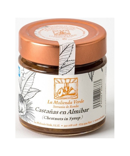 CASTAÑAS EN ALMÍVAR 275 gr LA MOLIENDA VERDE SERRANIA DE RONDA