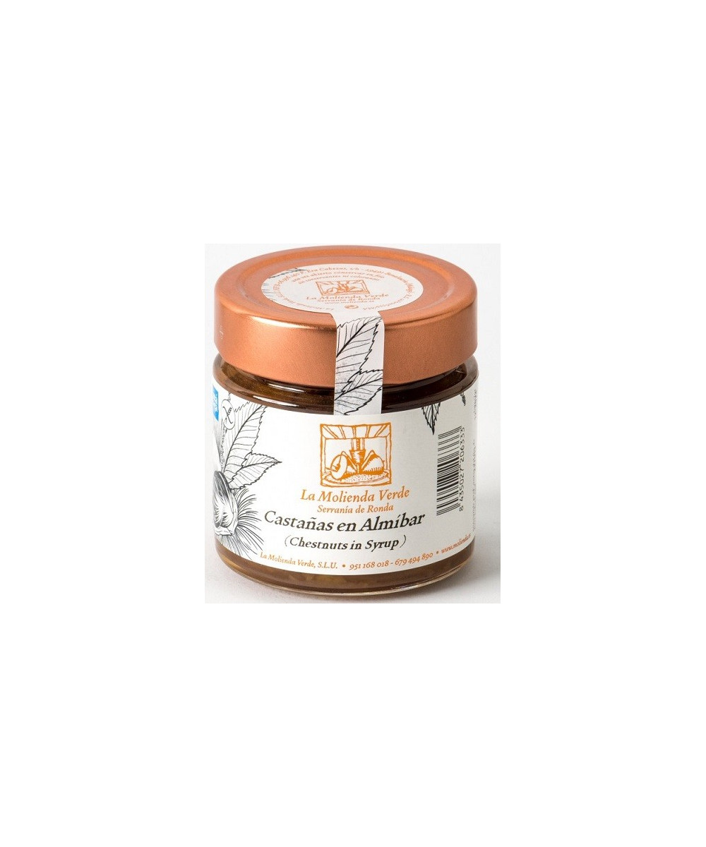 CASTAÑAS EN ALMÍVAR 275 gr LA MOLIENDA VERDE SERRANIA DE RONDA