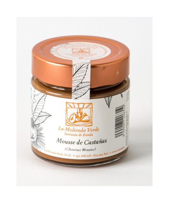 MOUSSE DE CASTAÑAS Y CHOCOLATE 275 gr. LA MOLIENDA VERDE SERRANIA DE RONDA