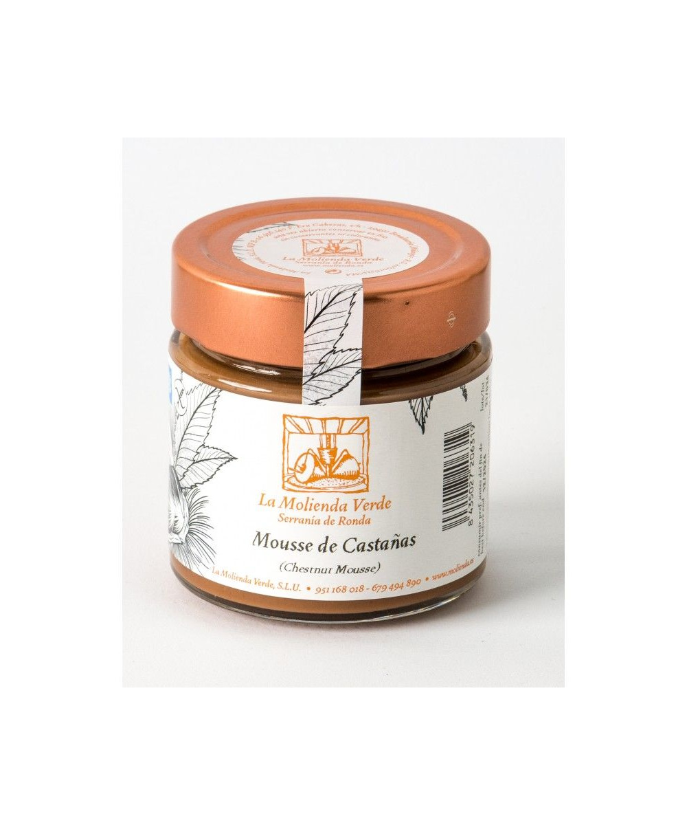 MOUSSE DE CASTAÑAS Y CHOCOLATE 275 gr. LA MOLIENDA VERDE SERRANIA DE RONDA
