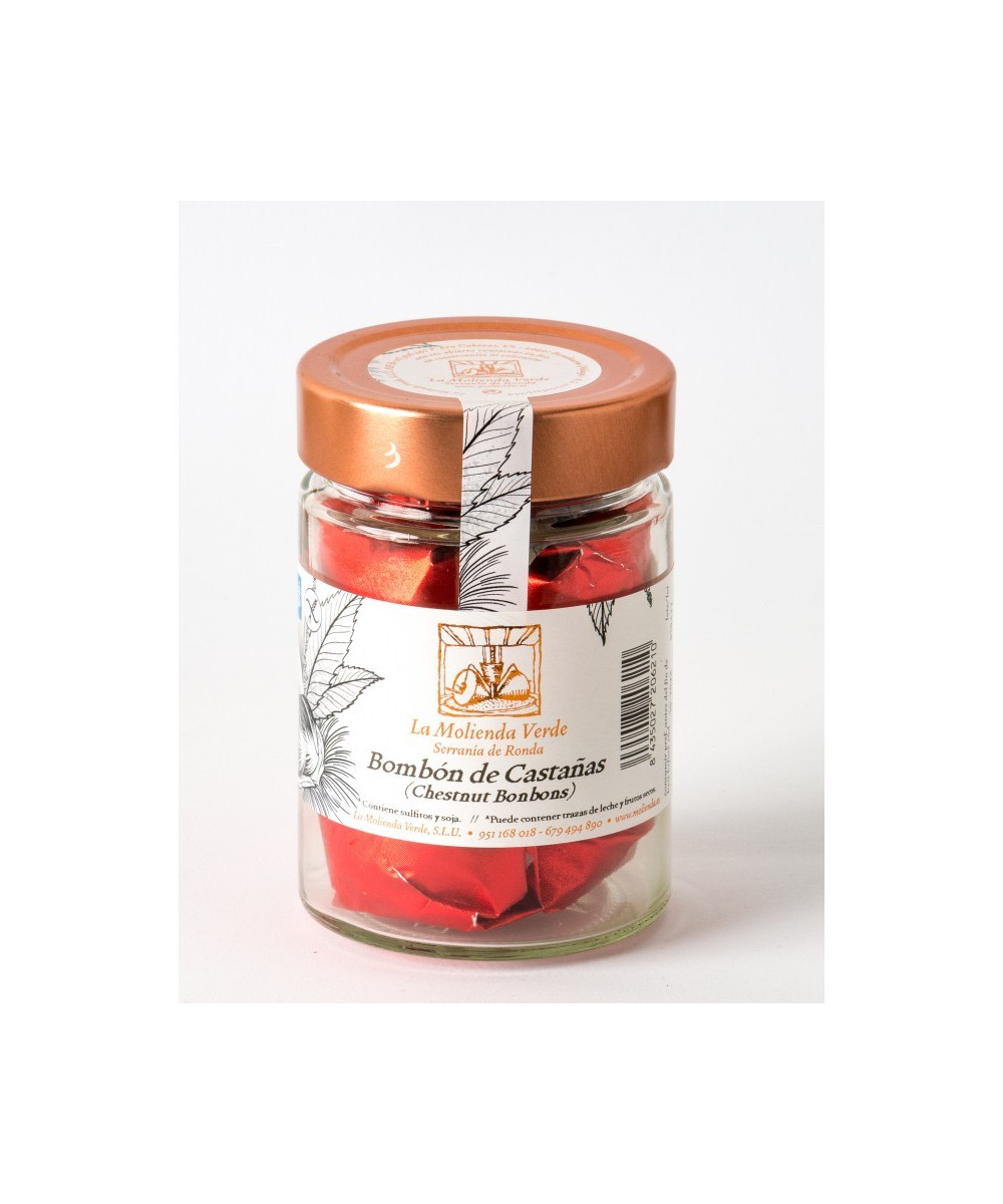 BOMBÓN DE CASTAÑAS 160 gr. LA MOLIENDA VERDE SERRANIA DE RONDA