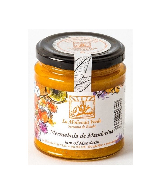 MERMELADA DE MANDARINA 275 Gr. LA MOLIENDA VERDE SERRANIA DE RONDA
