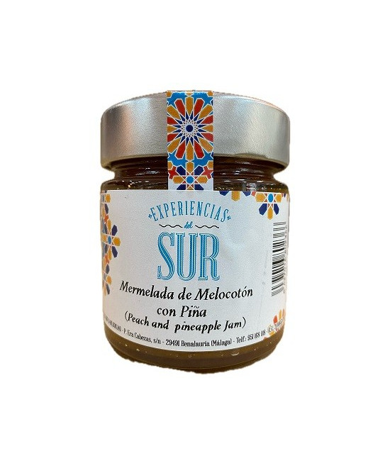 MERMELADA DE MELOCOTÓN CON PIÑA 275 Gr. EXPERIENCIAS DEL SUR 