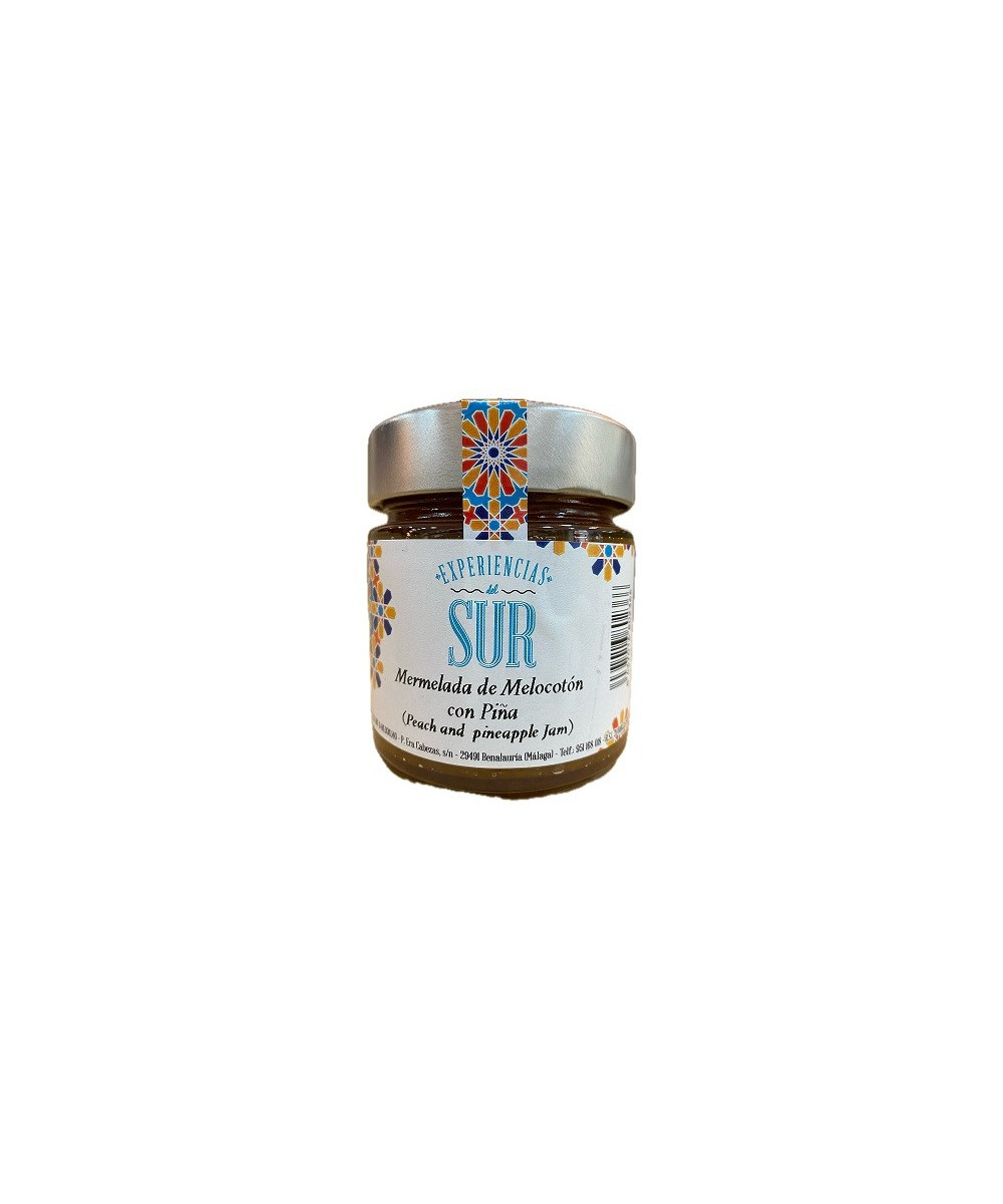 MERMELADA DE MELOCOTÓN CON PIÑA 275 Gr. EXPERIENCIAS DEL SUR 