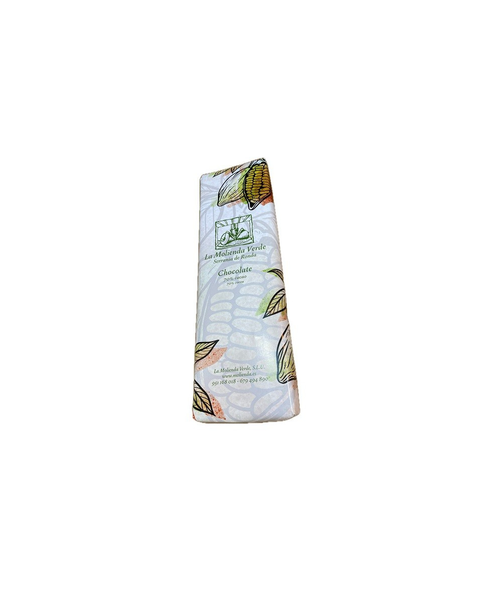 CHOCOLATE PURO 70% CACAO. LA MOLIENDA VERDE SERRANIA DE RONDA