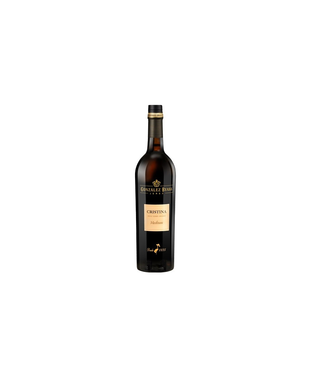 BOTELLA CRISTINA MEDIUM 75 cl GONZÁLEZ BYASS JEREZ SHERRY