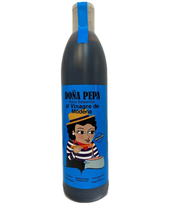 SALSA BALSÁMICA AL VINAGRE DE MÓDENA DOÑA PEPA 600 GR – AIRES DE CÁDIZ