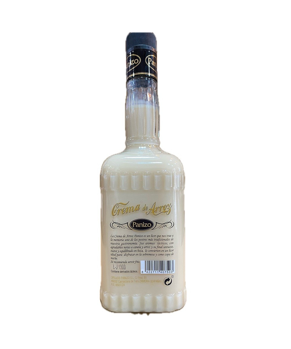 LICOR DE CREMA DE ARROZ PANIZO 70 CL | LICOR SUAVE Y CREMOSO ELABORADO EN ZAMORA