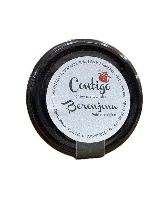 PATÉ ECOLÓGICO DE BERENJENAS 190g CONTIGO CONSERVAS ARTESANALES