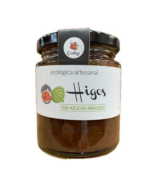 MERMELADA DE HIGOS SIN AZUCAR AÑADIDO ECOLÓGICOS CONTIGO CONSERVAS ARTESANALES