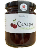 MERMELADA DE CEREZAS CON ZUMO DE MANZANA 260g CONTIGO CONSERVAS ARTESANALES