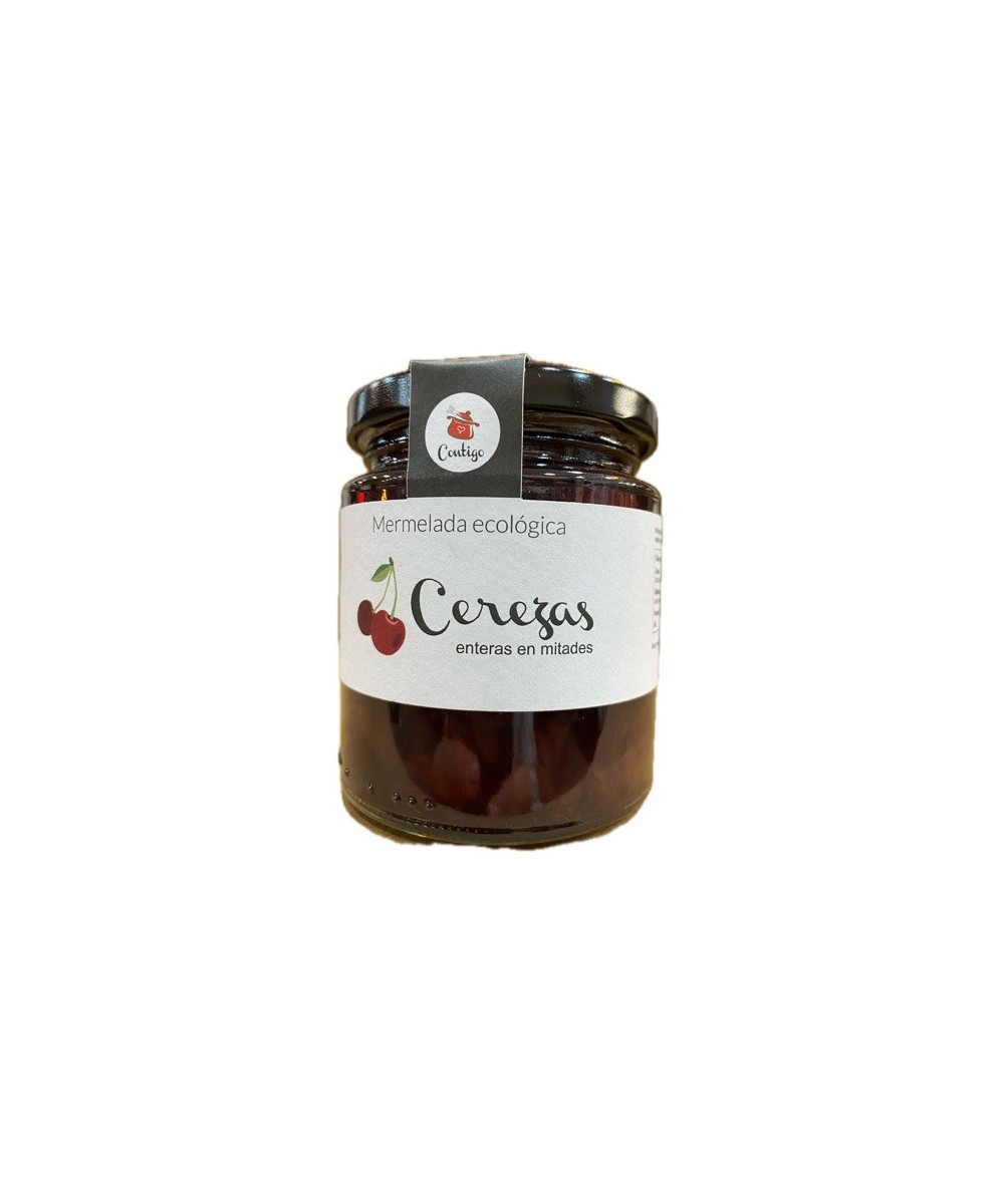 MERMELADA DE CEREZAS ENTERAS EN MITADES 260g CONTIGO CONSERVAS ARTESANALES