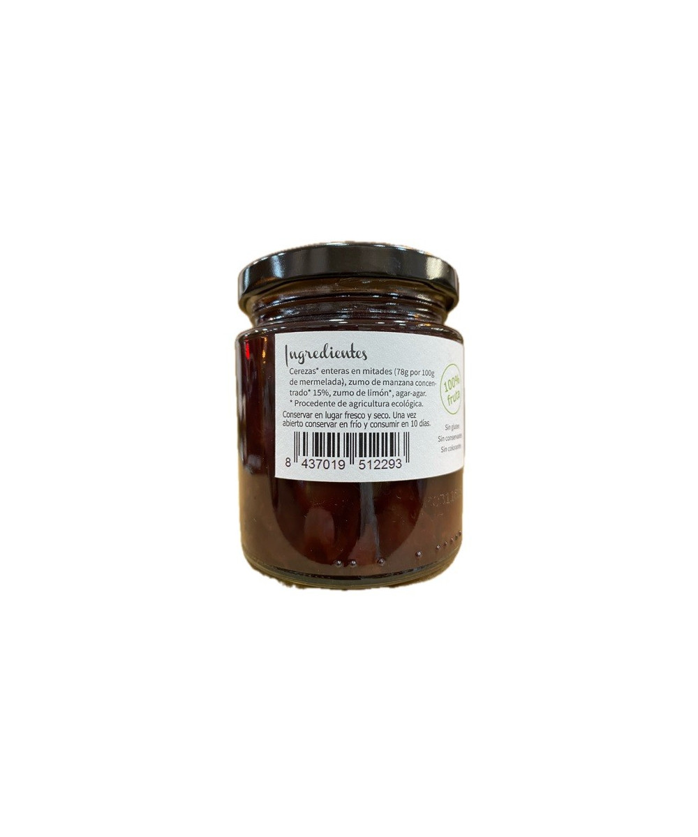 MERMELADA DE CEREZAS CON ZUMO DE MANZANA 260g CONTIGO CONSERVAS ARTESANALES