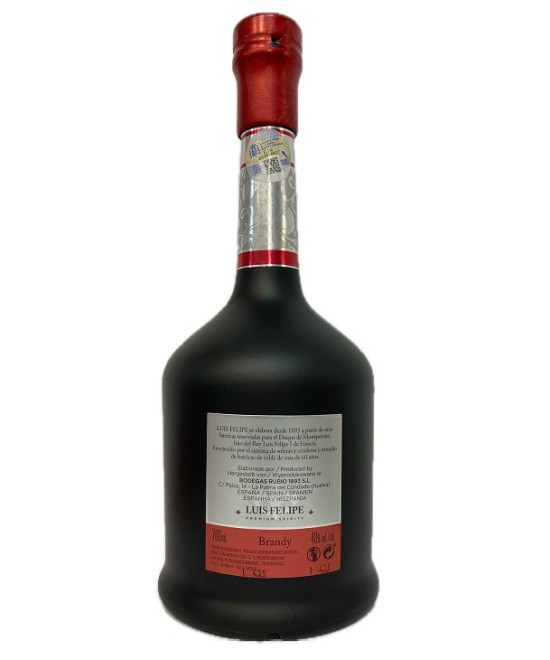 BRANDY LUIS FELIPE GRAN RESERVA 70 CL – LICOR PREMIUM DE ANDALUCÍA – AIRES DE CÁDIZ