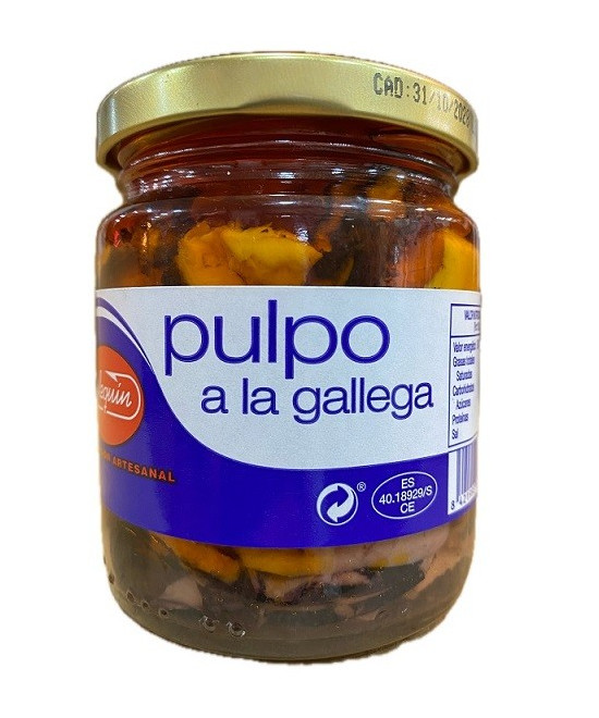 PULPO A LA GALLEGA TARRO 230 gr. ARLEQUIN CALIDAD SELECCIONADA