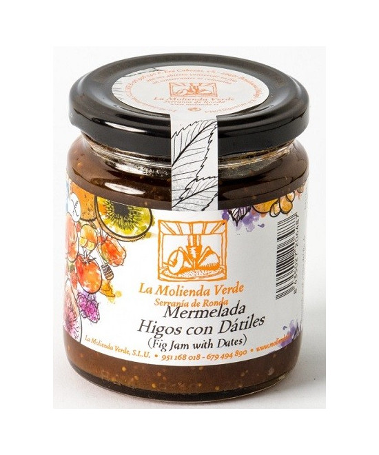 MERMELADA DE HIGOS CON DÁTILES 275gr LA MOLIENDA VERDE