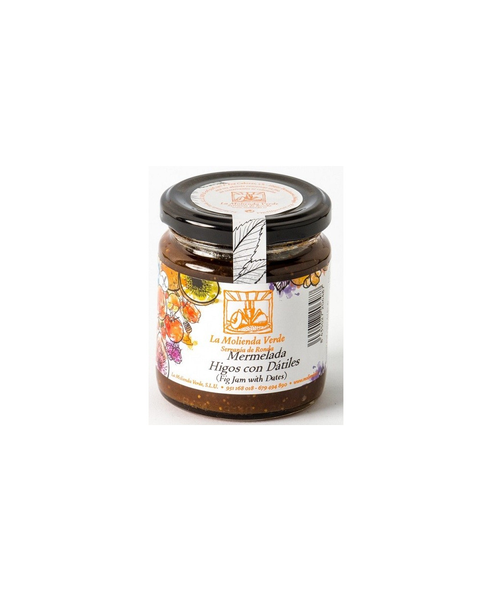 MERMELADA DE HIGOS CON DÁTILES 275gr LA MOLIENDA VERDE