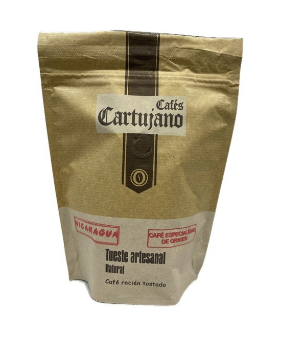 CAFÉ NICARAGUA EN GRANO 250g ESPECIALIDAD CAFÉS CARTUJANOS SAN JÓSE DEL VALLE CÁDIZ