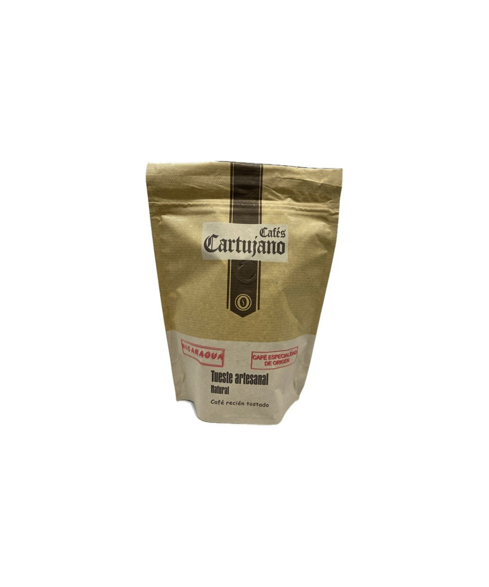 CAFÉ NICARAGUA EN GRANO 250g ESPECIALIDAD CAFÉS CARTUJANOS SAN JÓSE DEL VALLE CÁDIZ