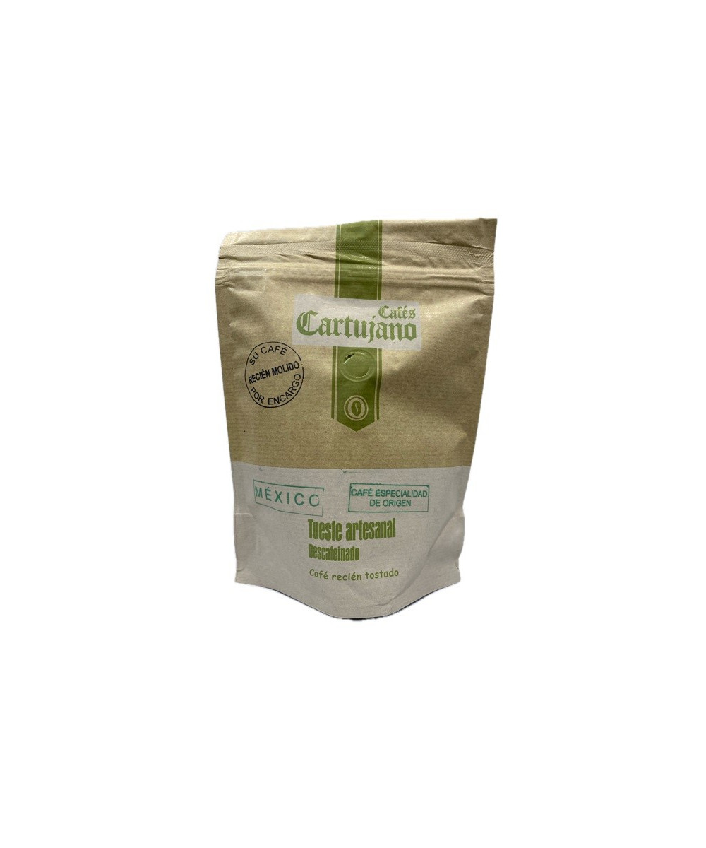 CAFÉ DESCAFEINADO MÉXICO MOLIDO 250g ESPECIALIDAD CAFÉS CARTUJANO SAN JÓSE DEL VALLE CÁDIZ