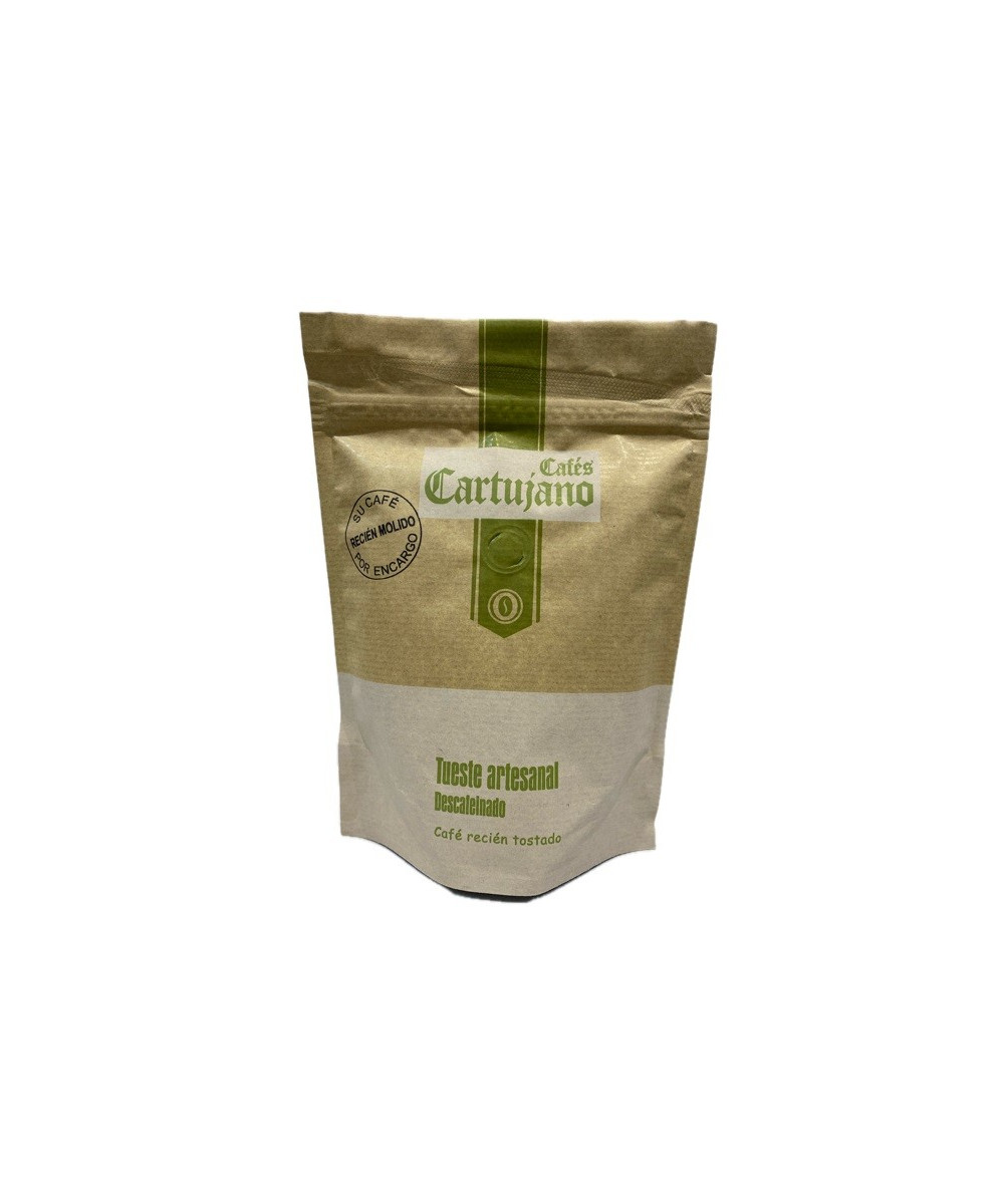 CAFÉ DESCAFEINADO MOLIDO 250g ESPECIALIDAD CAFÉS CARTUJANO SAN JOSÉ DEL VALLE CÁDIZ