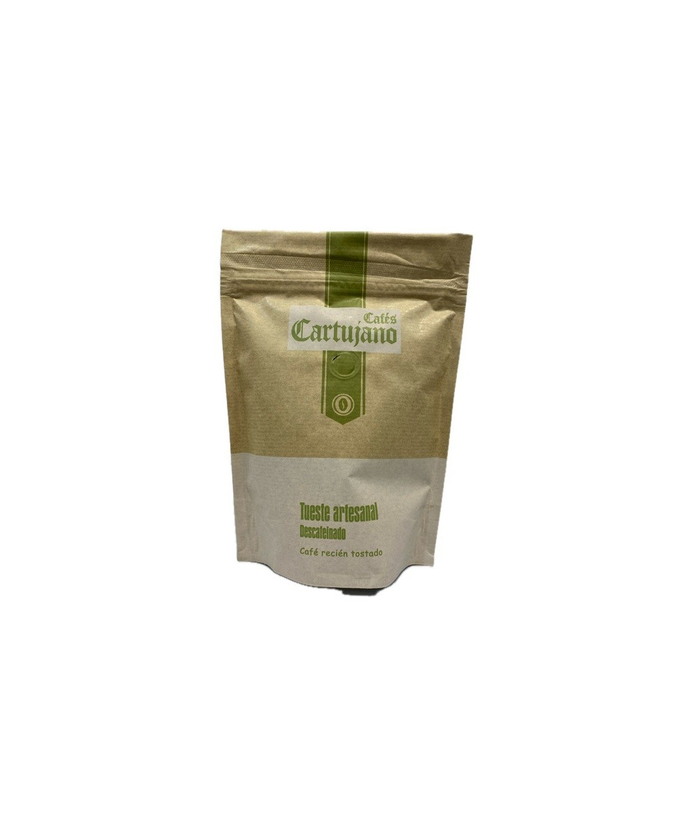 CAFÉ DESCAFEINADO EN GRANO 250g ESPECIALIDAD CAFÉS CARTUJANO SAN JÓSE DEL VALLE CÁDIZ