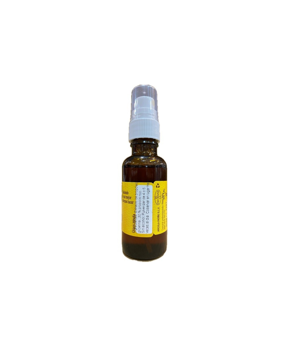 SPRAY DE PROPOLEO 30 ml SIN ALCOHOL. APICOLA PATIÑO CONIL CÁDIZ