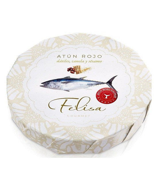 ATÚN ROJO CON DÁTILES, CANELA Y SÉSAMO 265g FELISA GOURMET