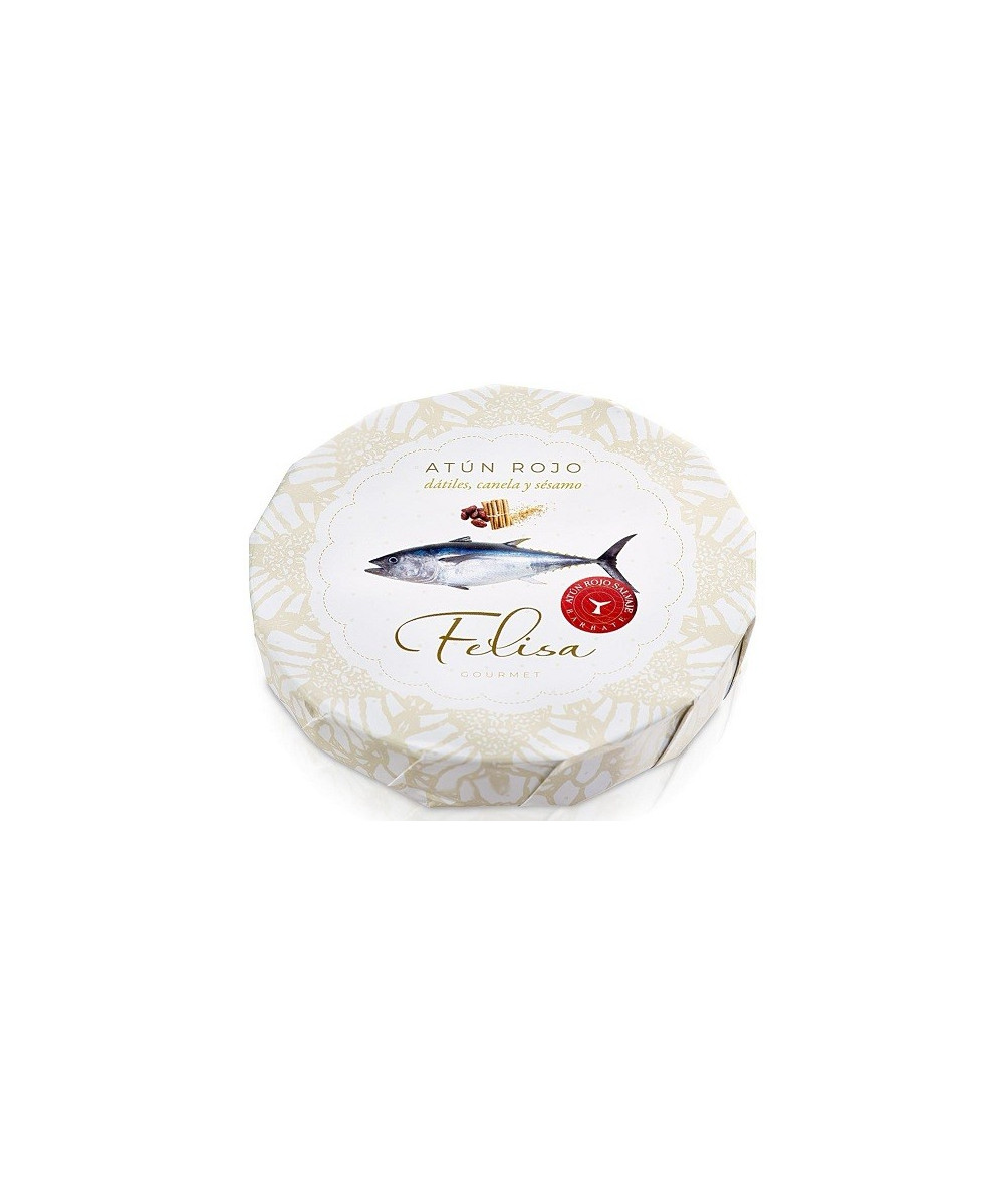 ATÚN ROJO CON DÁTILES, CANELA Y SÉSAMO 265g FELISA GOURMET