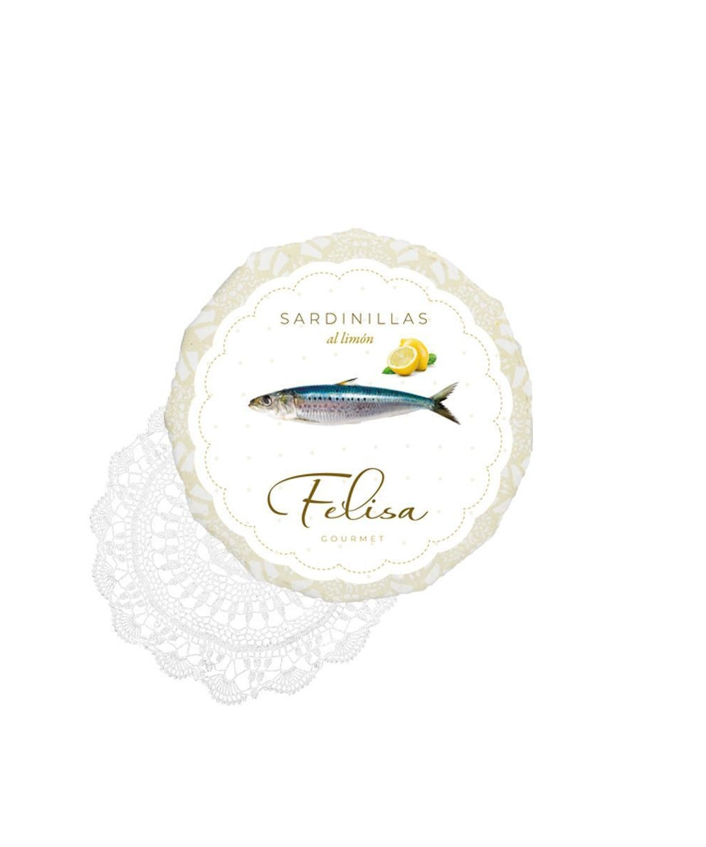 SARDINILLAS AL LIMÓN EN ACEITE DE OLIVA 115 gr FELISA GOURMET
