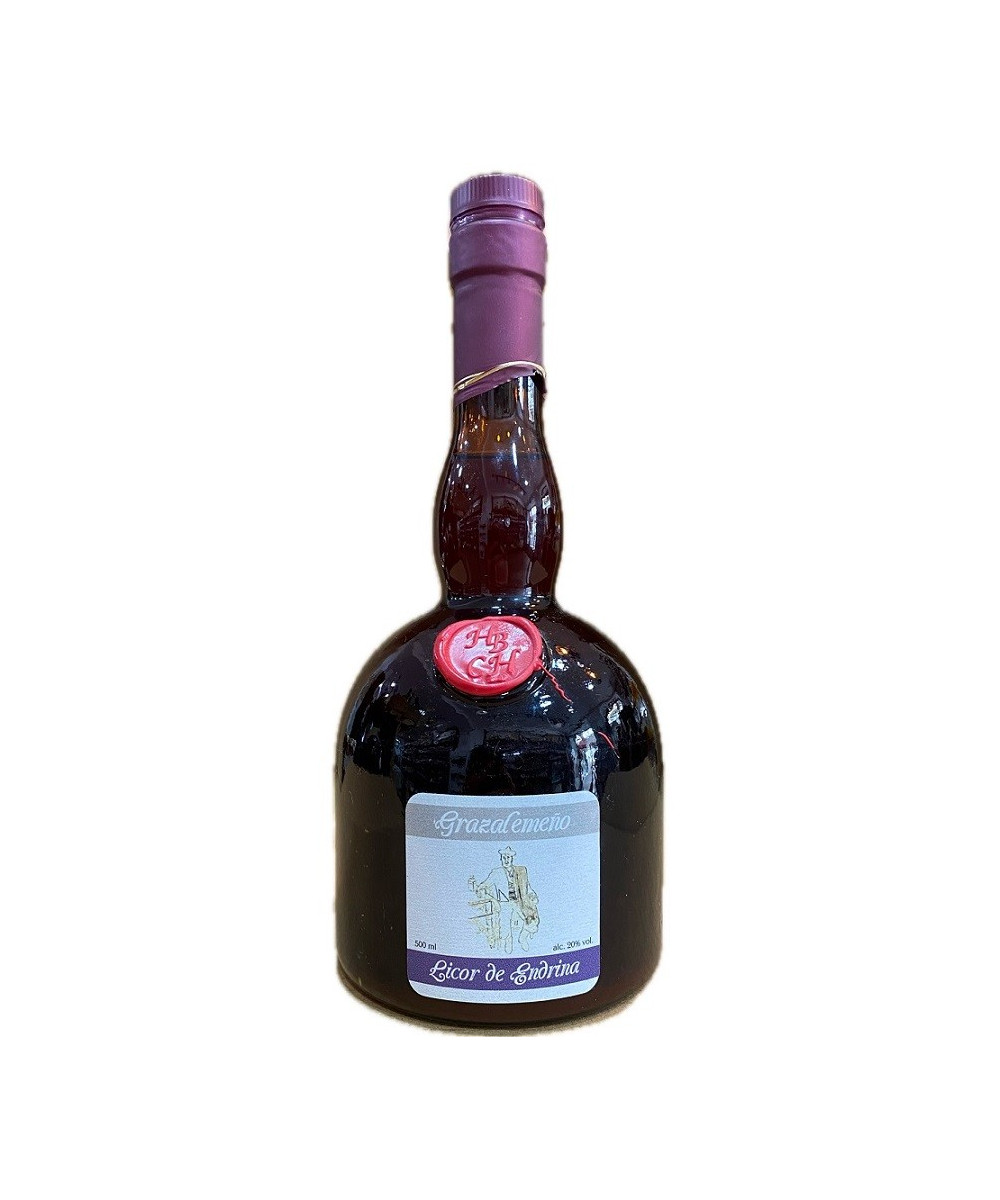 LICOR ARTESANO DE ENDRINA 500ML – DESTILADO TRADICIONAL DE GRAZALEMA (CÁDIZ) CON 20% VOL.