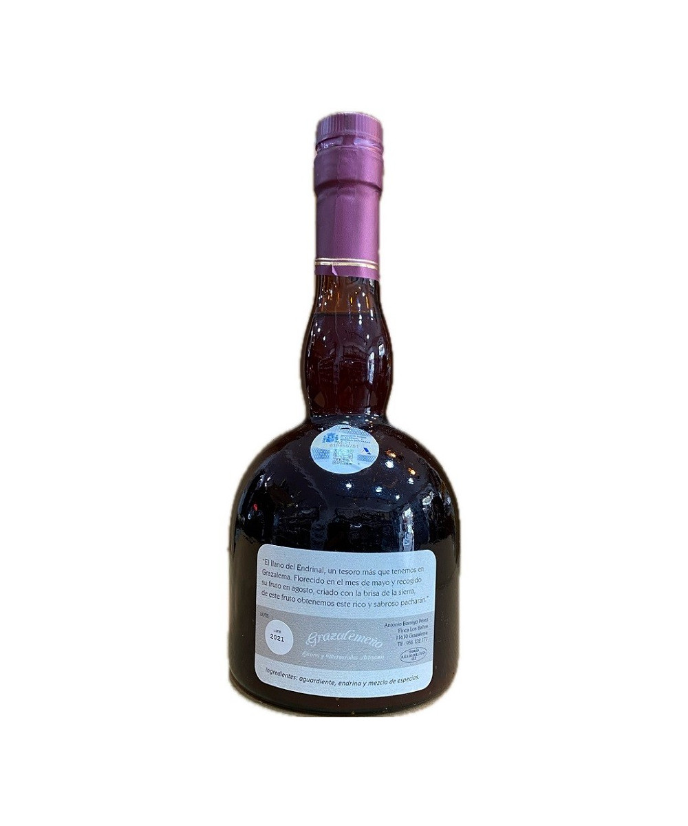 LICOR ARTESANO DE ENDRINA 500ML – DESTILADO TRADICIONAL DE GRAZALEMA (CÁDIZ) CON 20% VOL.