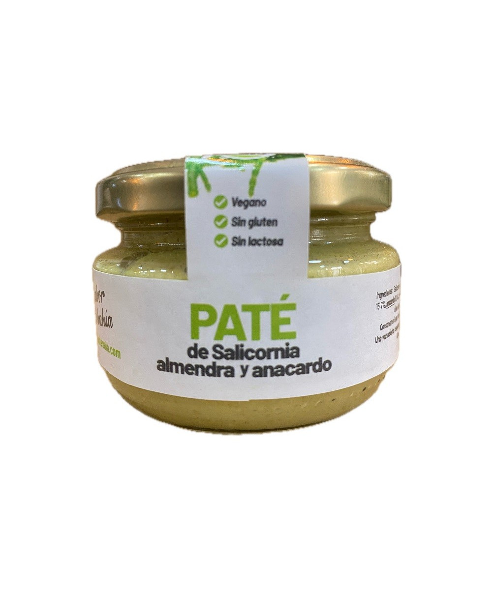 PATÉ DE SALICORNIA CON ALMENDRA Y ANACARDO LA SALÁ GOURMET TARRO 120G