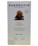TABLETA CHOCOLATE NEGRO 64% PASAS Y NUECES PANCRACIO 100G – GOURMET ARTESANAL