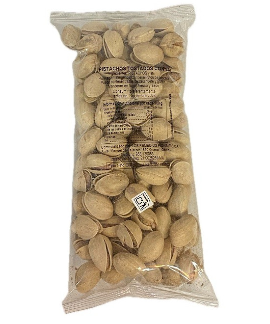 PISTACHOS TOSTADOS CON SAL FRUTOS SECOS LAS 3 SIERRAS 200 G – CALIDAD PREMIUM